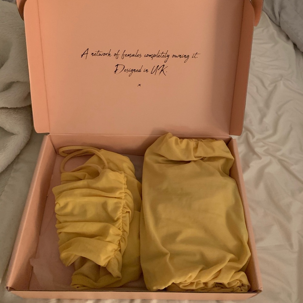 Oh Polly Yellow two piece